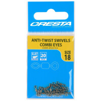 Cresta Rolling Swivels Combi Eyes #22