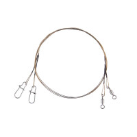 Balzer 1x7 Niroflex Karabiner/Wirbel 25cm 15kg