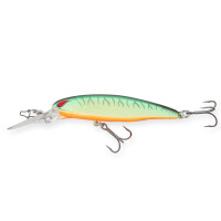 Nories Laydown Minnow Deep JW - Cream Chartreuse Hot Tiger