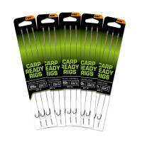 Fox Carp Ready Rigs - Wide Gape | Fertigrigs 20cm (3 Stück) #4 - 25lb