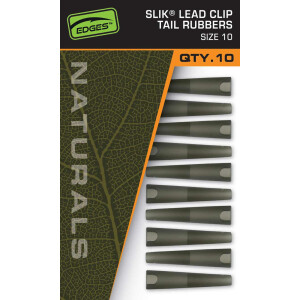 Fox Egdes Naturals Slik Lead Clip Tail Rubber - Gr. 10