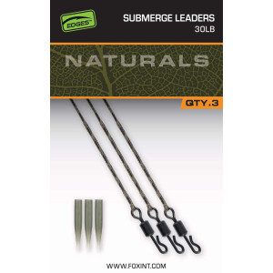 Fox Egdes Naturals Submerge Leaders 30lb