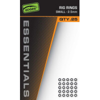 Fox Egdes Essentials Rig Rings | 2,5mm Small