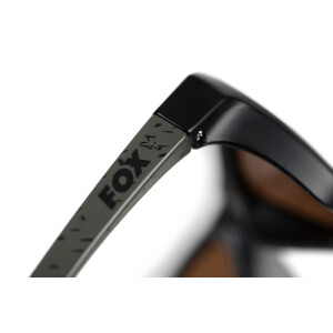 Fox Collection Wraps - Green/Black - Brown Lense - Polbrillen