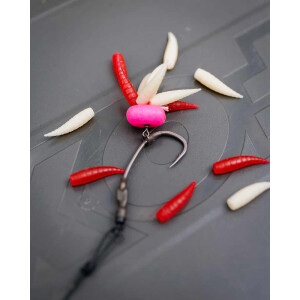 Fox Egdes Essentials Pop-up Maggots - Maden Imitate (10x Rot,10x Weiß)