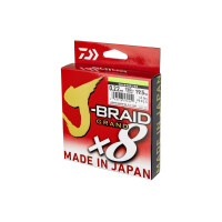 Daiwa J-Braid Grand X8E 0,22mm | 135m chartreuse