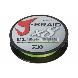 Daiwa J-Braid X8 0,13mm-150m chartr,